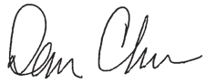 Dan Chu's signature